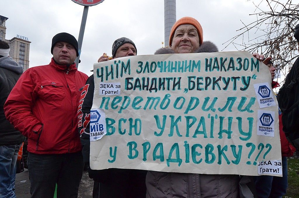 Demonstrace v Kyjevě