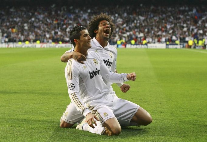 Cristiano Ronaldo a Marcelo