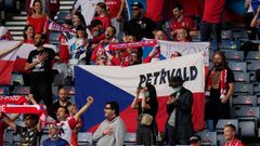 Čeští fanoušci na zápase Chorvatsko - Česko na ME 2020