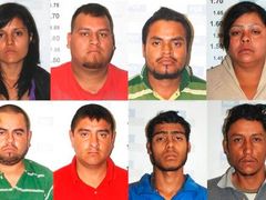 Fotografie osob podezřelých z účasti na vraždách v Tamaulipasu