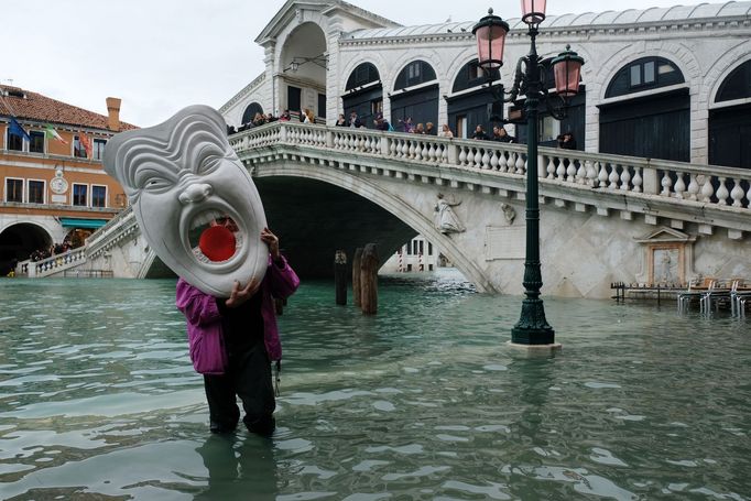 Pod vodou je 70 procent historického centra Benátek.