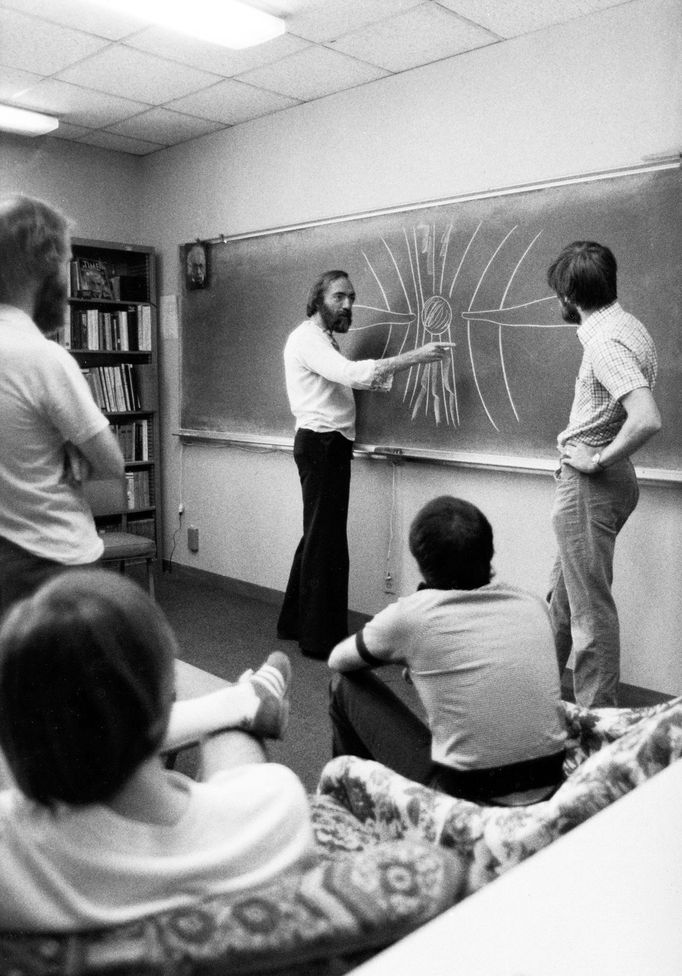 Jeden z laureátů Nobelovy ceny za fyziku Kip S. Thorne v roce 1979.