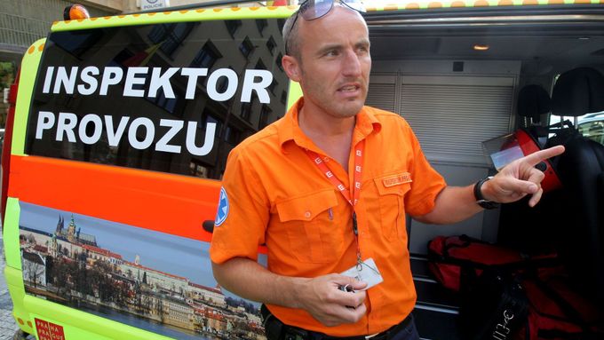 Inspektor provozu Pavel Volenec popisuje svou práci.
