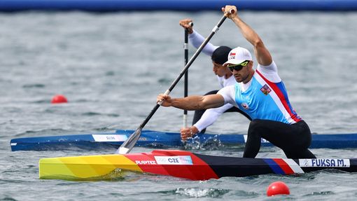 Český kanoista Martin Fuksa v semifinále OH 2024 v Paříži