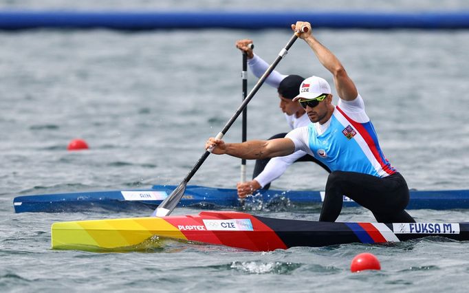 Český kanoista Martin Fuksa v semifinále OH 2024 v Paříži