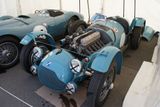 Ve stanu parkoval i závodní Talbot Lago z roku 1951. Měl demontovanou kapotu, aby si lidé mohli prohlédnout motor.