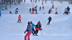 Sníh, lyže, sjezdovky - prosinec 2021