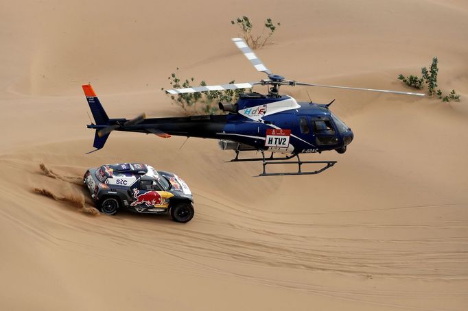 Stéphane Peterhansel (Mini) v 11. etapě Rallye Dakar 2021
