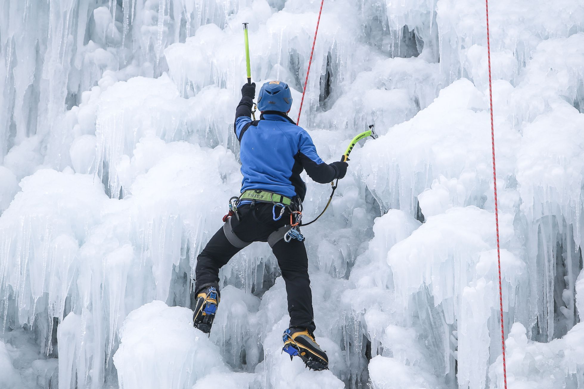 Umělá ledová stěna v Liberci