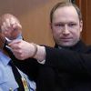 Anders Behring Breivik u soudu v norském Oslo