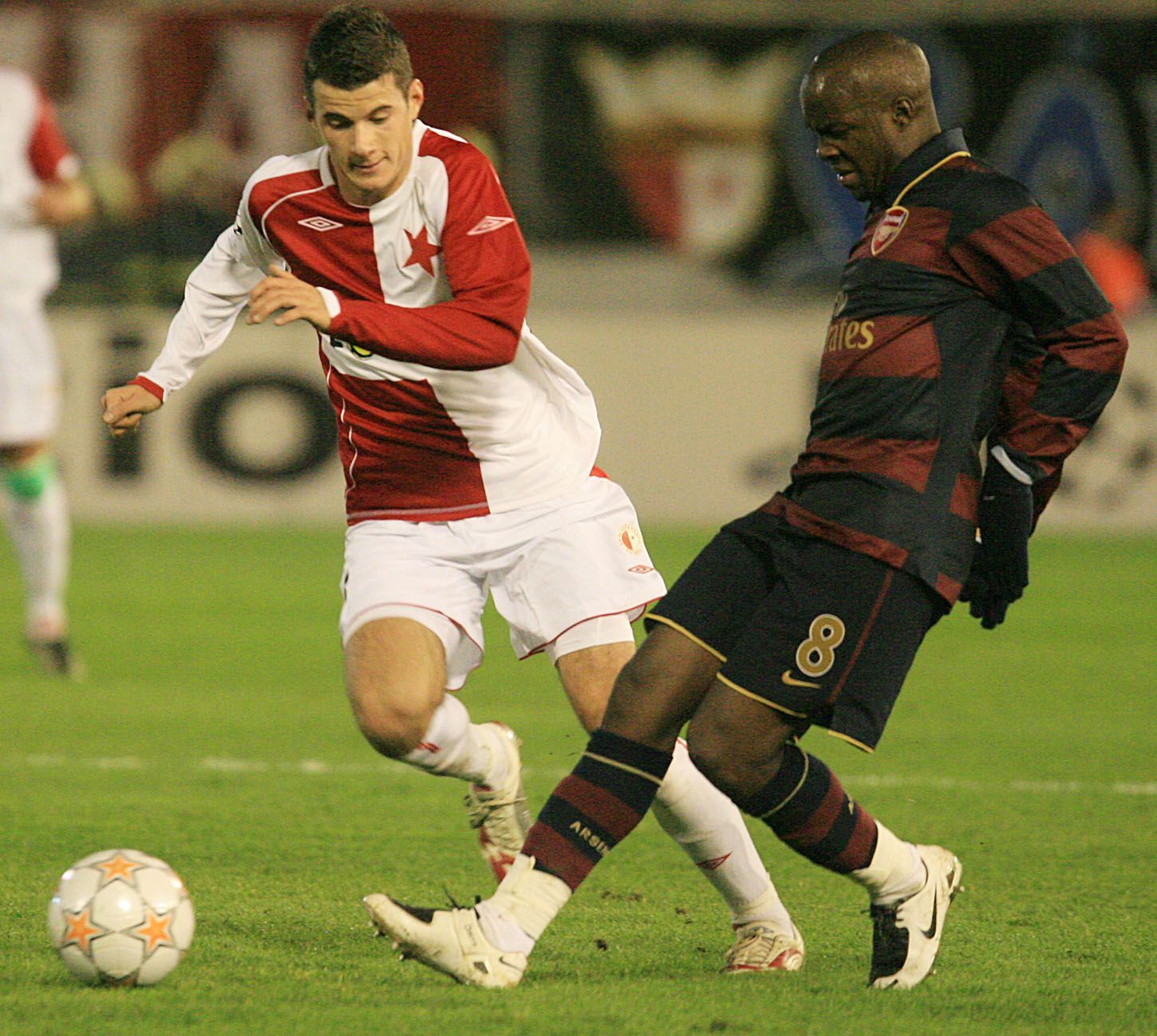 Slavia - Arsenal, Liga mistrů 2007, Diaby