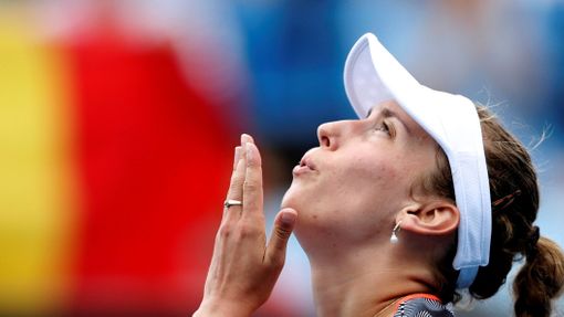 Elise Mertensová na Australian Open 2019
