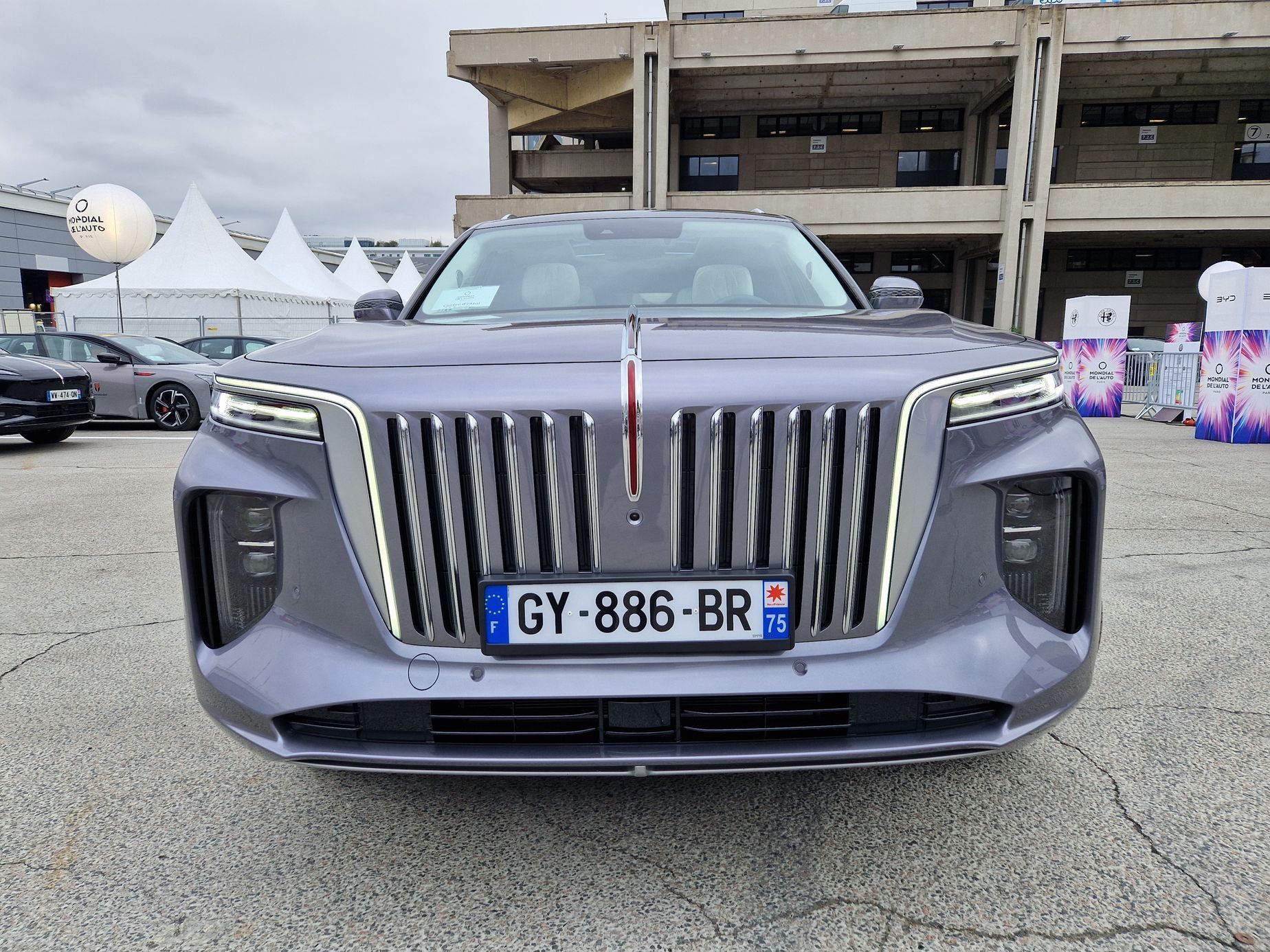 Hongqi testovací jízdy