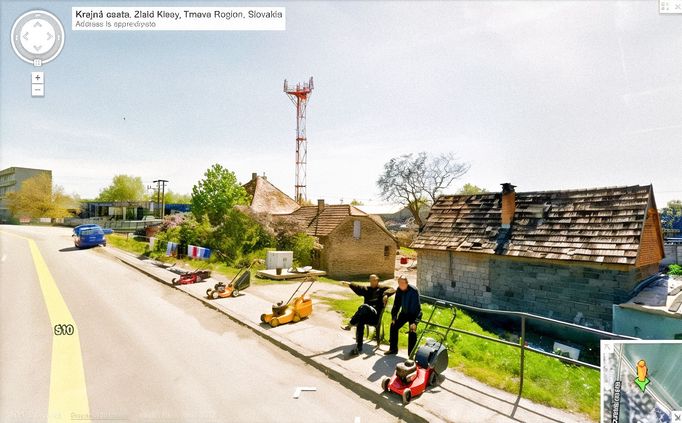 Reprofoto (výřez) z mapovací 3D služby Google Street View, kterou provozuje již přes 15 let americká společnost Google LLC.