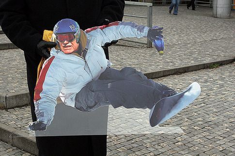 Václav Klaus'es equestrian statue