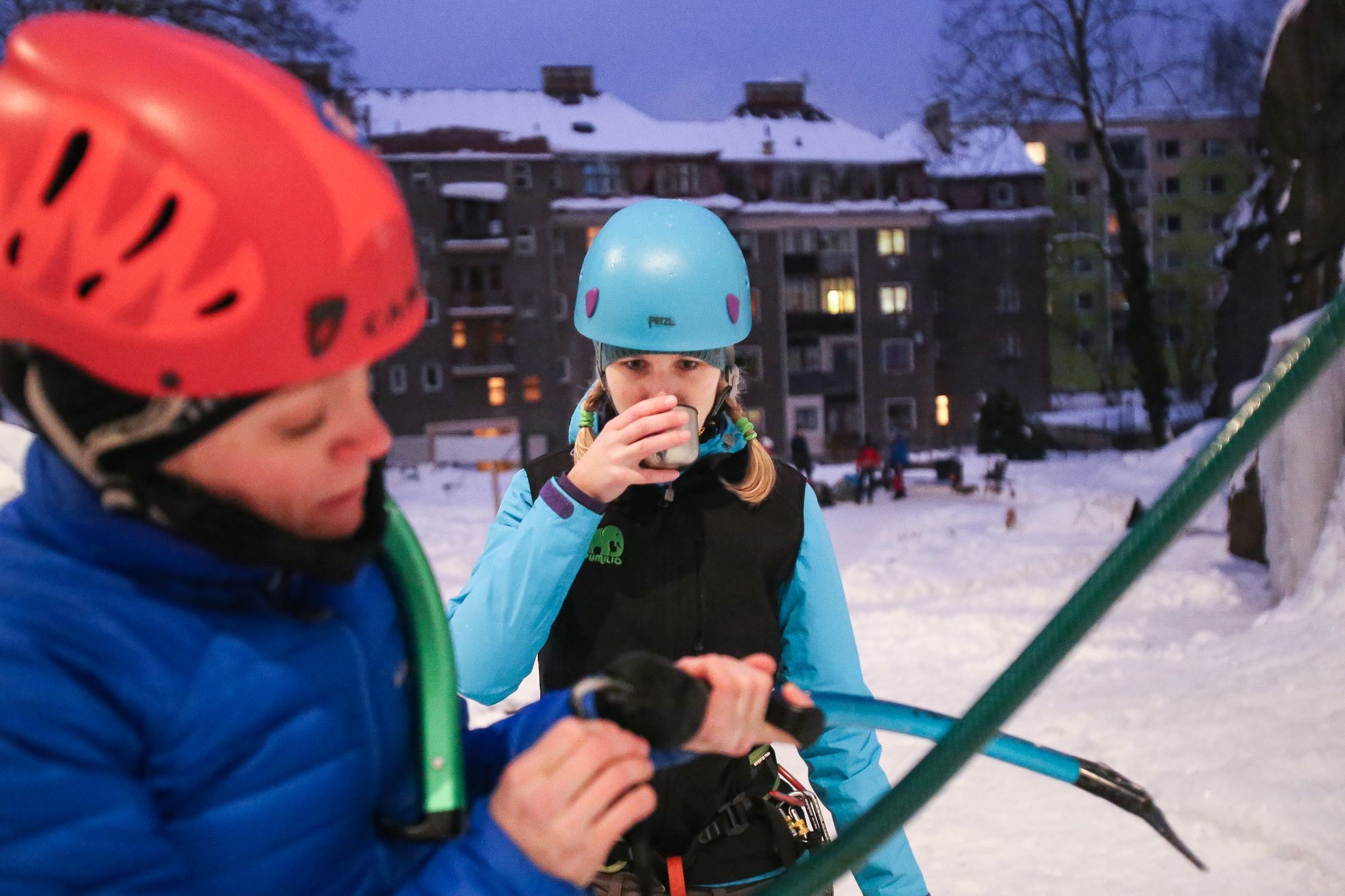 Umělá ledová stěna v Liberci