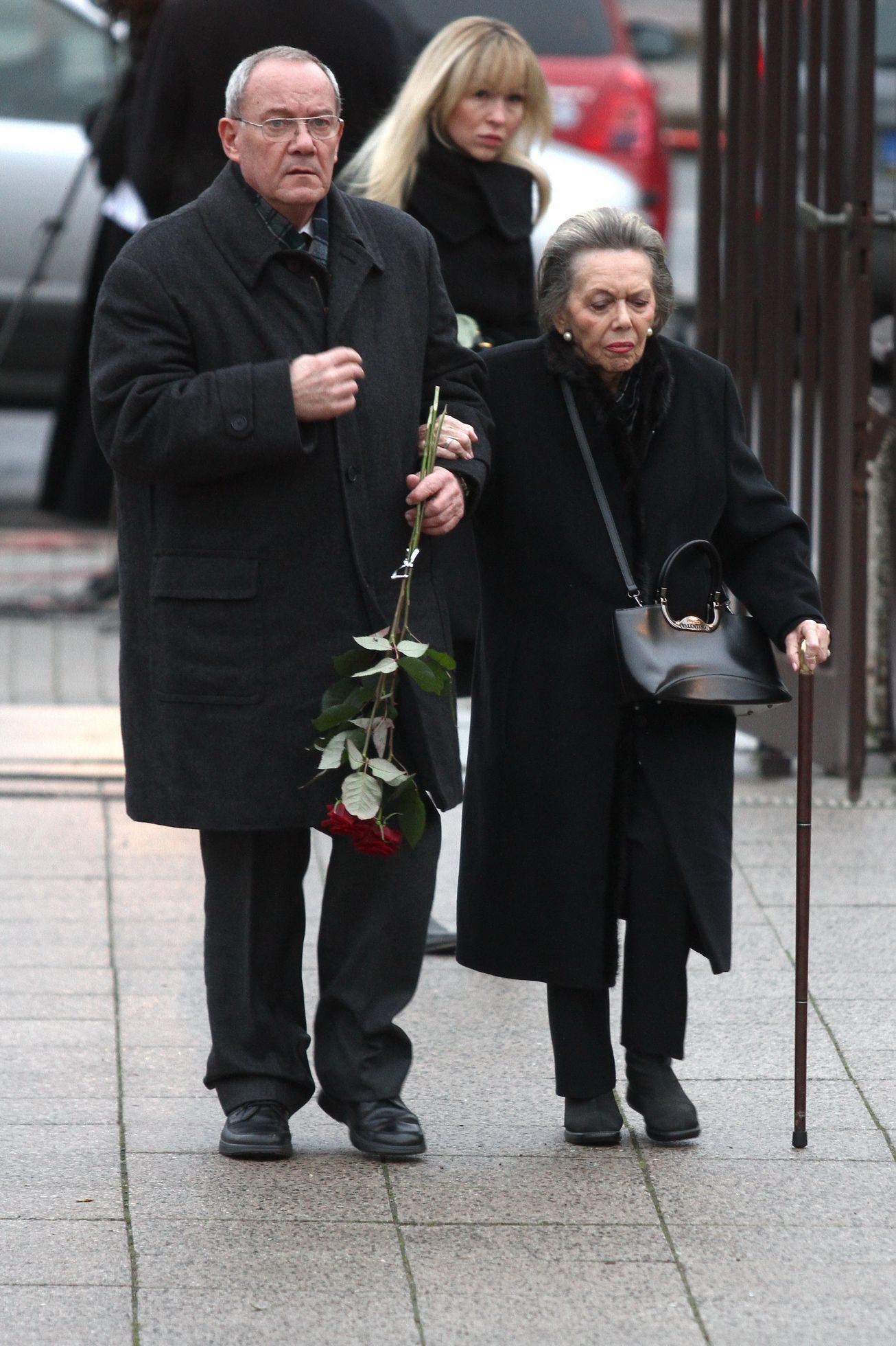 Pohřeb Václava Havla v krematoriu - Jiřina Jirásková