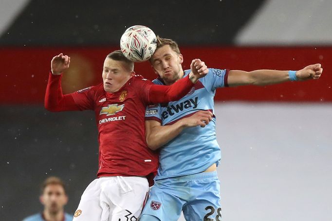 Scott McTominay a Tomáš Souček, FA Cup, West Ham