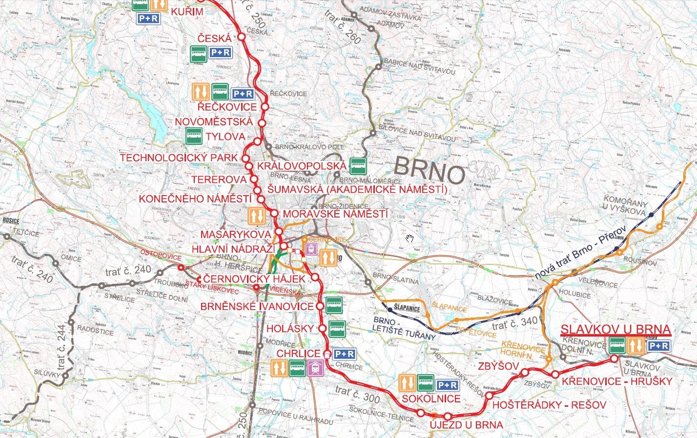 Severojižní kolejový diametr Brno