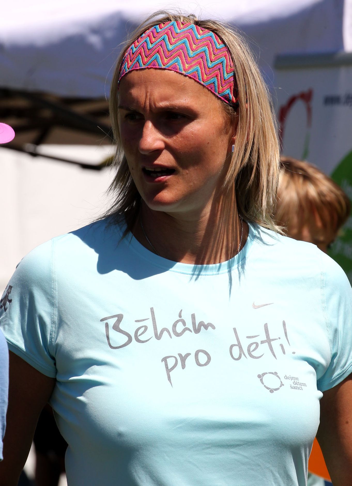 Barbora Špotáková na "Běhám pro děti"