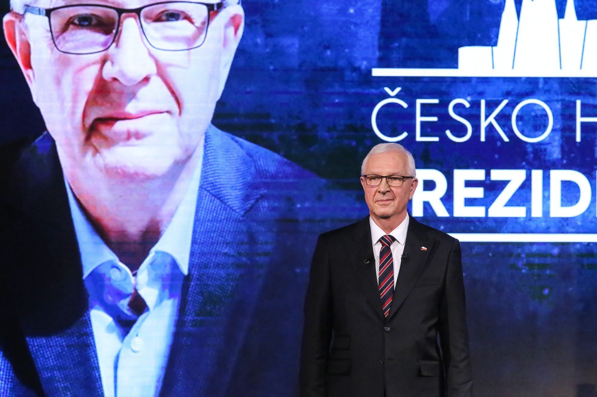 Prezidentská debata Miloše Zemana a Jiřího Drahoše na TV Prima