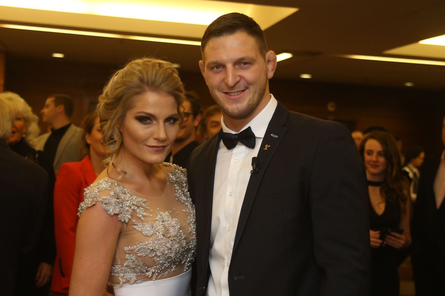 Sportovec roku 2016: Lukáš Krpálek s manželkou