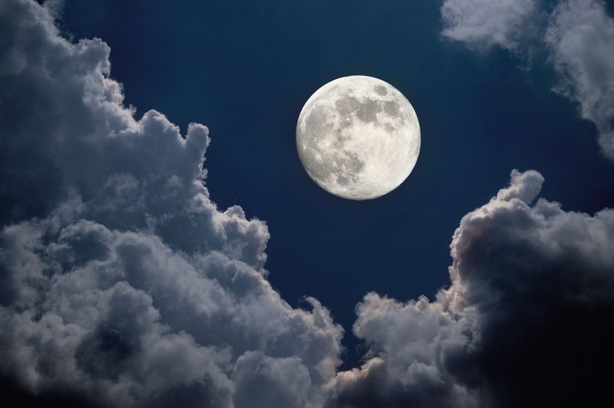 Měsíc, úplněk, ilustrační foto