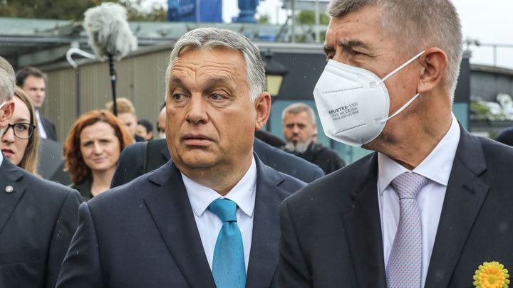Babiš s Orbánem dorazili na sever Čech, na programu je i debata s příznivci ANO; Zdroj foto: Jakub Plíhal