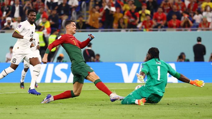 Cristiano Ronaldo v utkání MS 2022 Portugalsko - Ghana