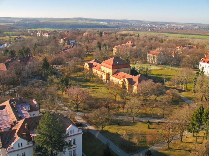 Památkově chráněný areál Psychiatrická nemocnice Bohnice na snímcích z nedávné minulosti.