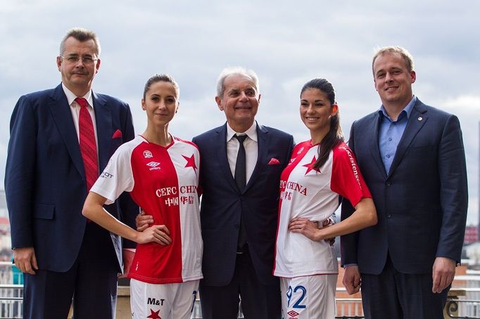 Představení dresů Slavia Praha (Tvrdík, Šimáně, Trunda)