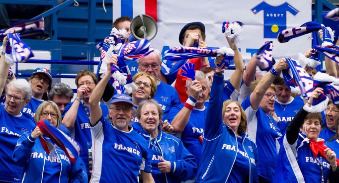 Fed Cup, ČR-Francie: fanoušci