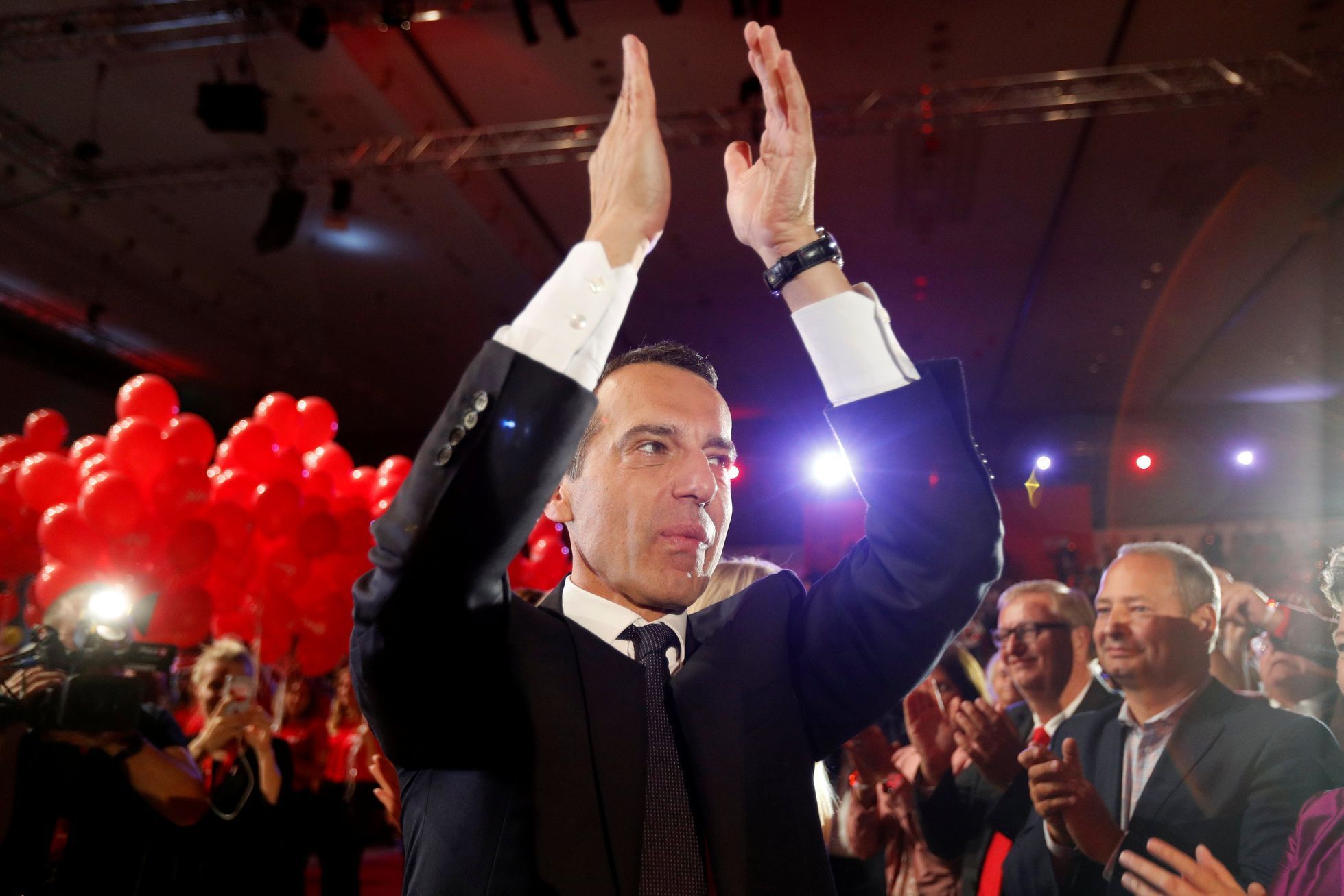 Rakousko volby kampaň Kern