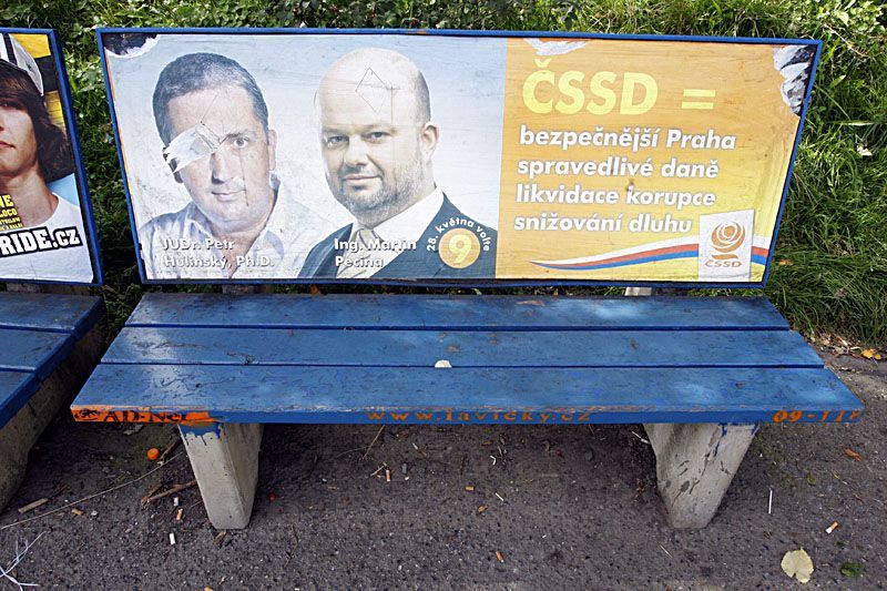Billboardy na komunální volby v Praze