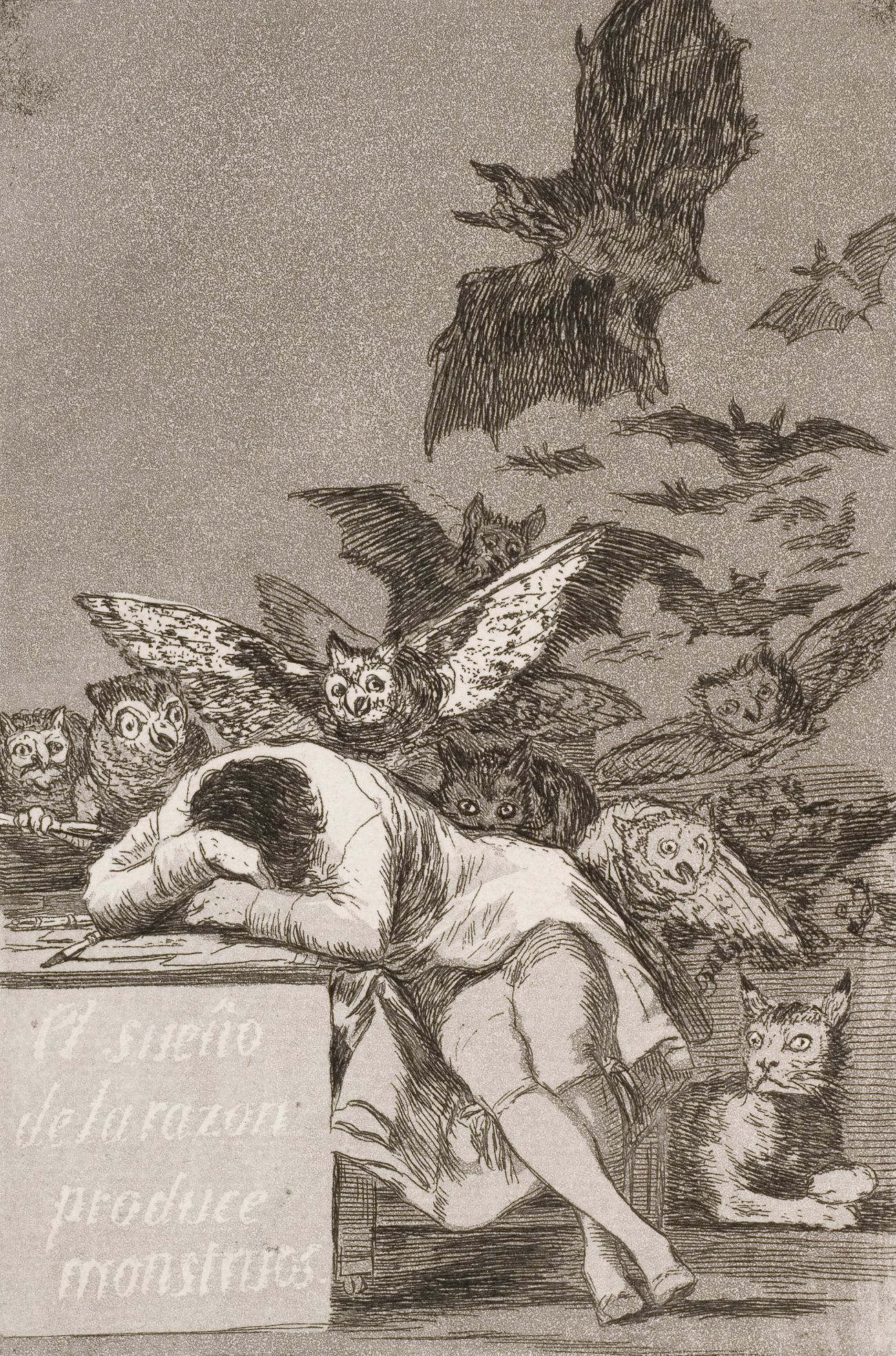 Francisco Goya: Spánek rozumu plodí příšery