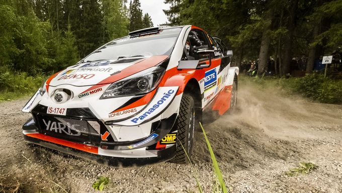 Ott Tänäk (Toyota) ve Finské rallye 2019