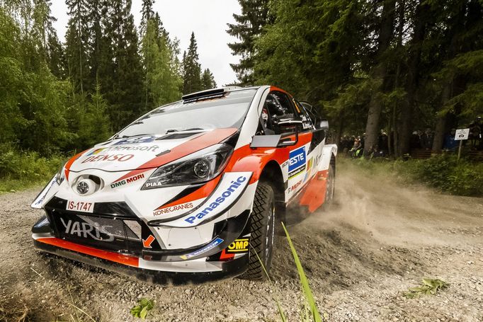 Ott Tänäk (Toyota) ve Finské rallye 2019