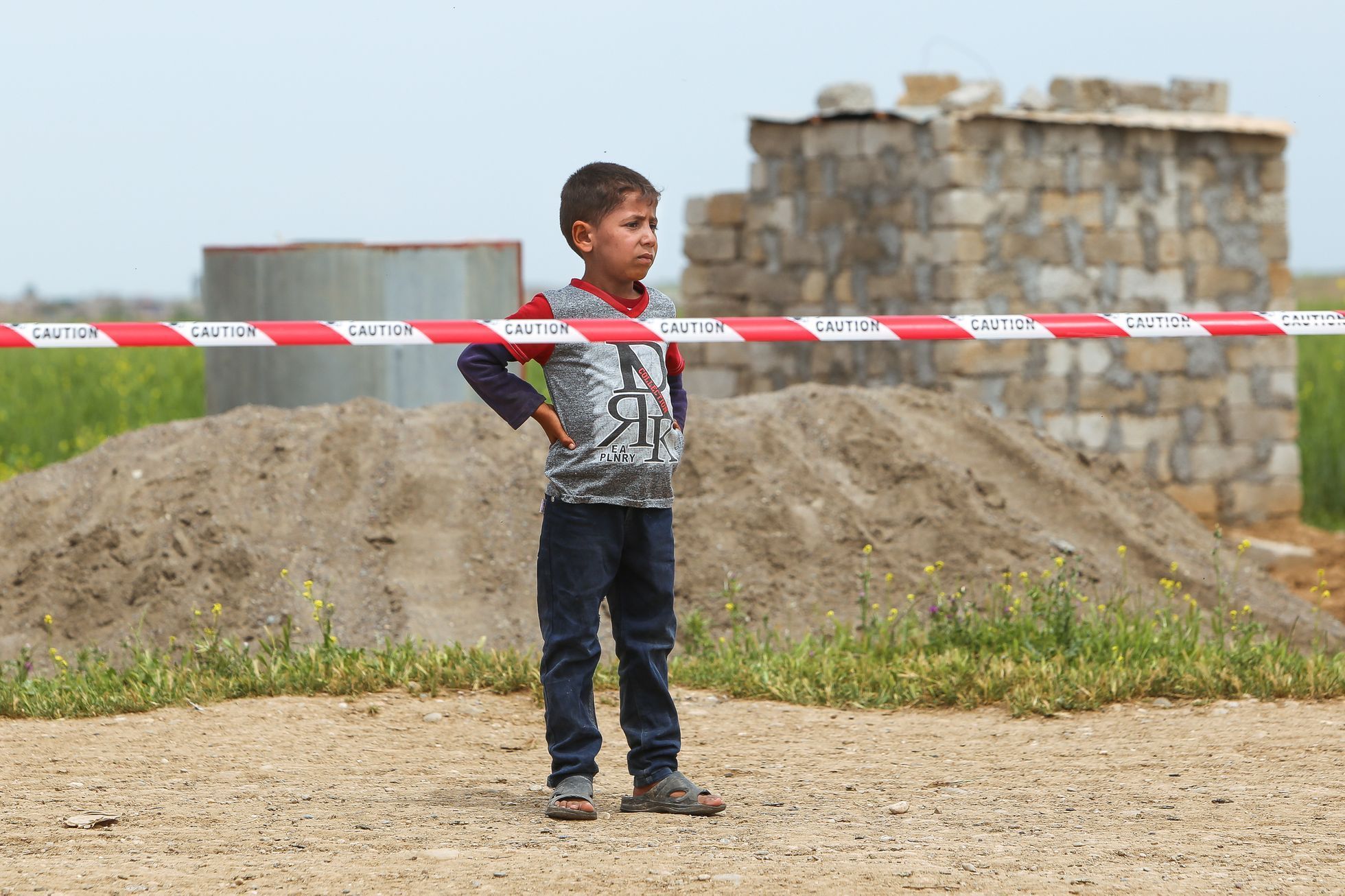 Distribuce pomoci Člověka v tísni, Irák, vesnice Nimrud, al-Abbás