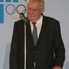 Olympionici na Hradě: Miloš Zeman