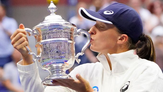 Iga Šwiateková po vítězství na US Open