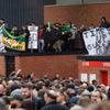 fotbal, anglická liga 2020/2021, Manchester United, fanoušci, protesty