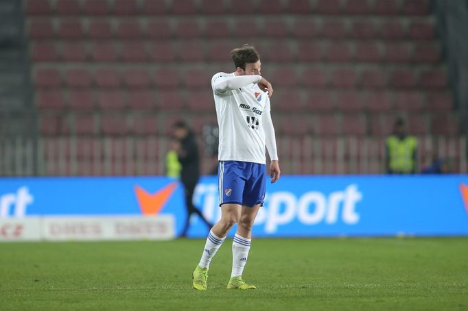 FORTUNA:LIGA 2018/19, Sparta - Baník: Zklamání fotbalisty Baníku po porážce 2:3