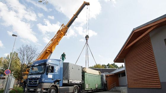 Slávku, Marušku a Válečka přenesl jeřáb. Hroši se stěhovali