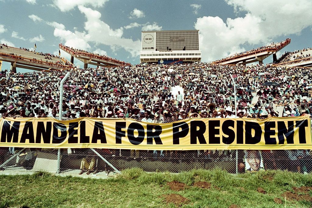 Nepoužívat v článcích! / Fotogalerie: Nelson Mandela / Volební kampaň na prezidenta JAR / 1994