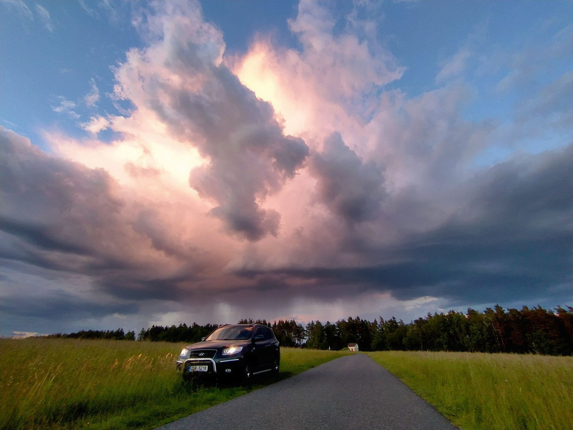 Jiří Kouřil lovec bouří čekání bouřka mrak oblak