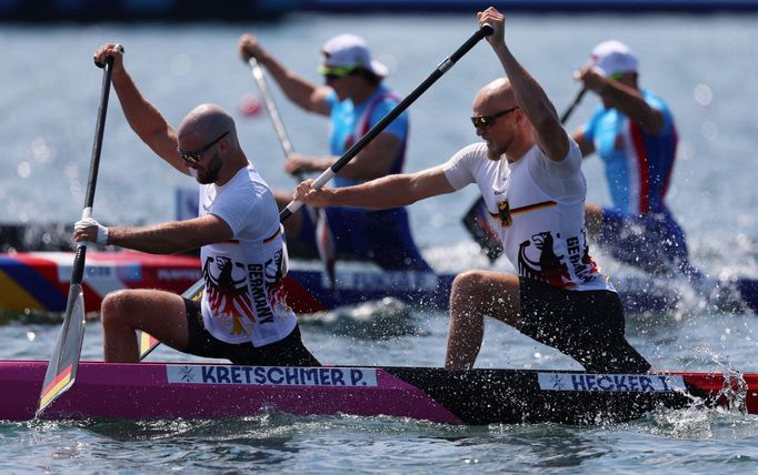 Bratři Fuksové si za německou lodí jedou pro postup do semifinále na OH 2024 v Paříži