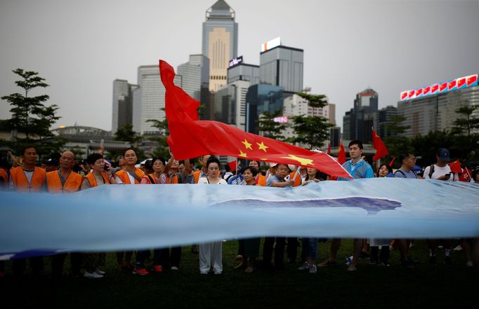 Protesty v Hongkongu