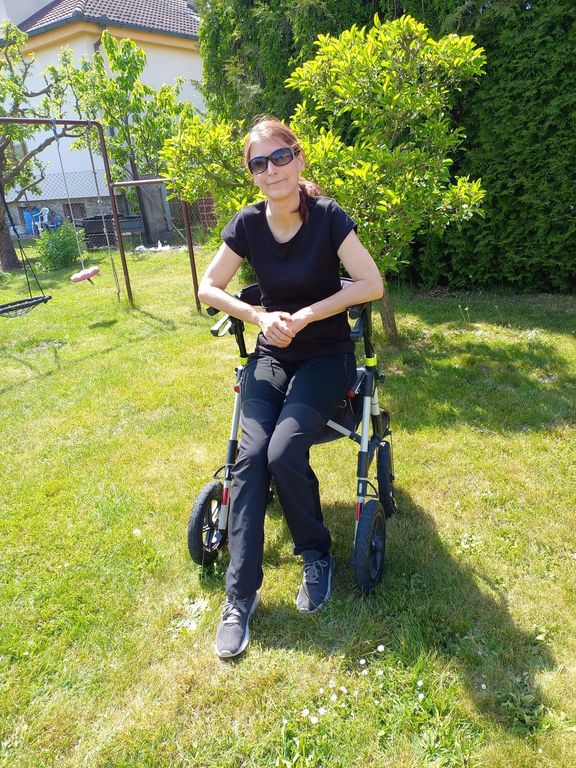 Petra, pacientka s Friedreichovou ataxií
