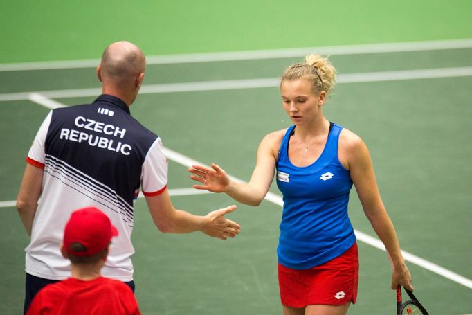 Halepová vs. Siniaková, Fed Cup, Česko - Rumunsko