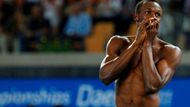 Snad nejznámější pohled zmaru posledních dní: Usain Bolt byl kvůli předčasnému startu ve finále stometrového sprintu diskvalifikován.